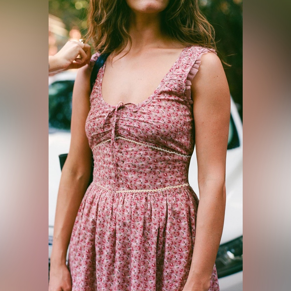 NWT Christy Dawn Alessandra Dress in Mauve Pressed Petals size Small